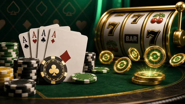 Carte poker, chip e simboli free spin per guida bonus ricorrenti Betpassion